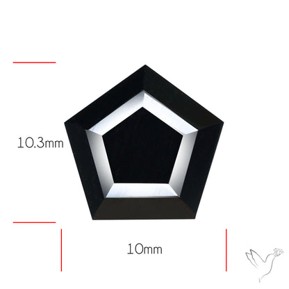 Faceted Fine Cut Black Onyx