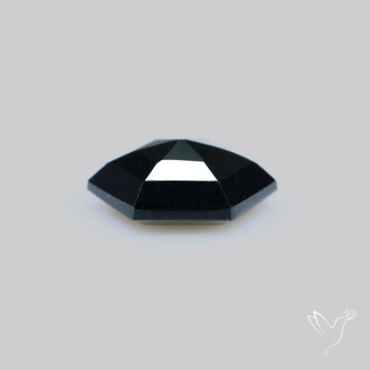 Faceted Fine Cut Black Onyx