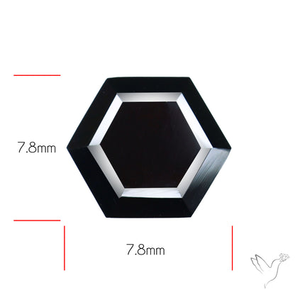Faceted Fine Cut Black Onyx