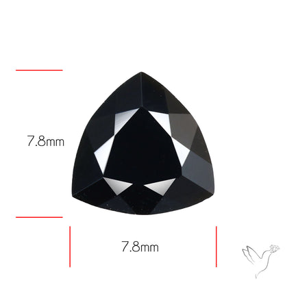 Faceted Fine Cut Black Onyx