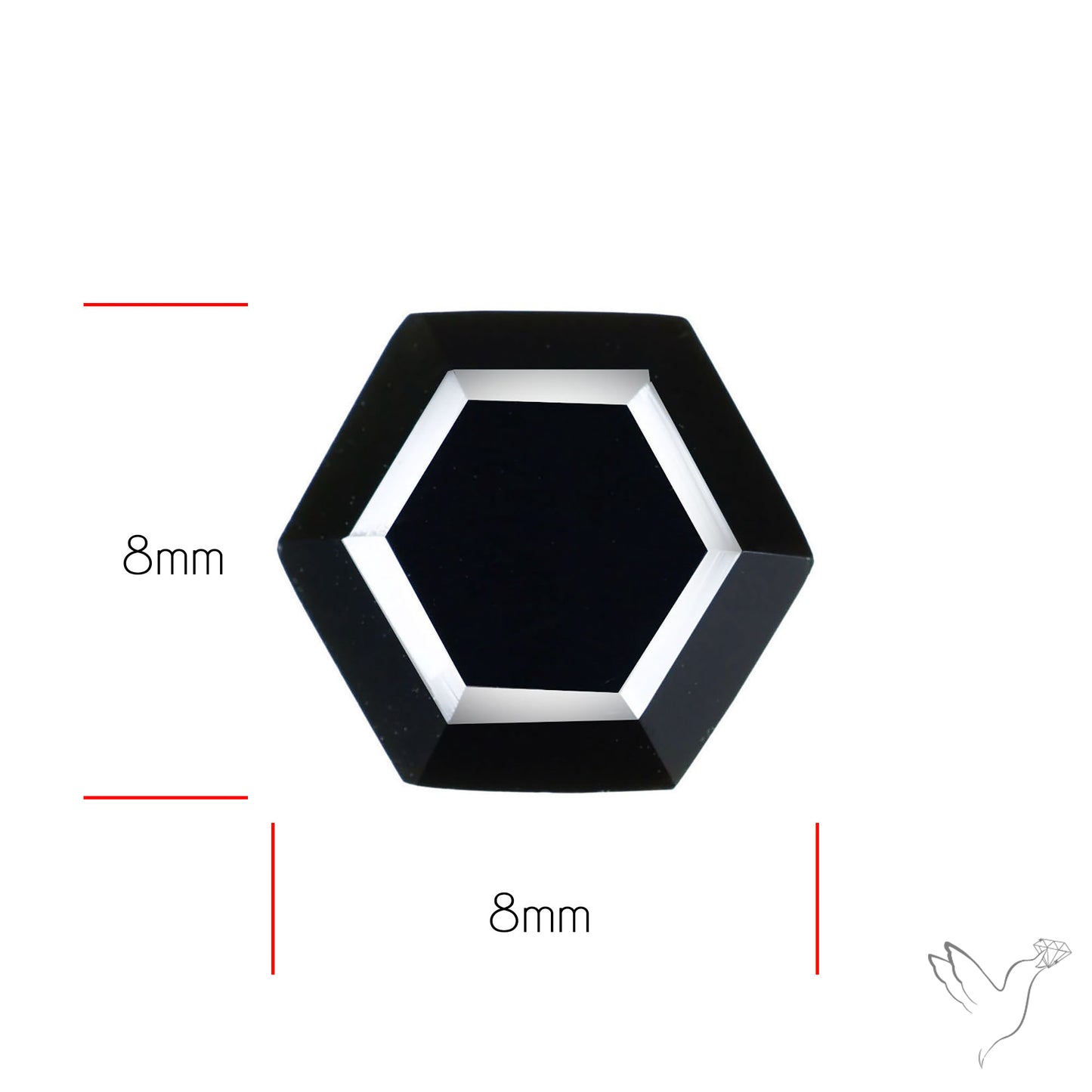 Faceted Fine Cut Black Onyx