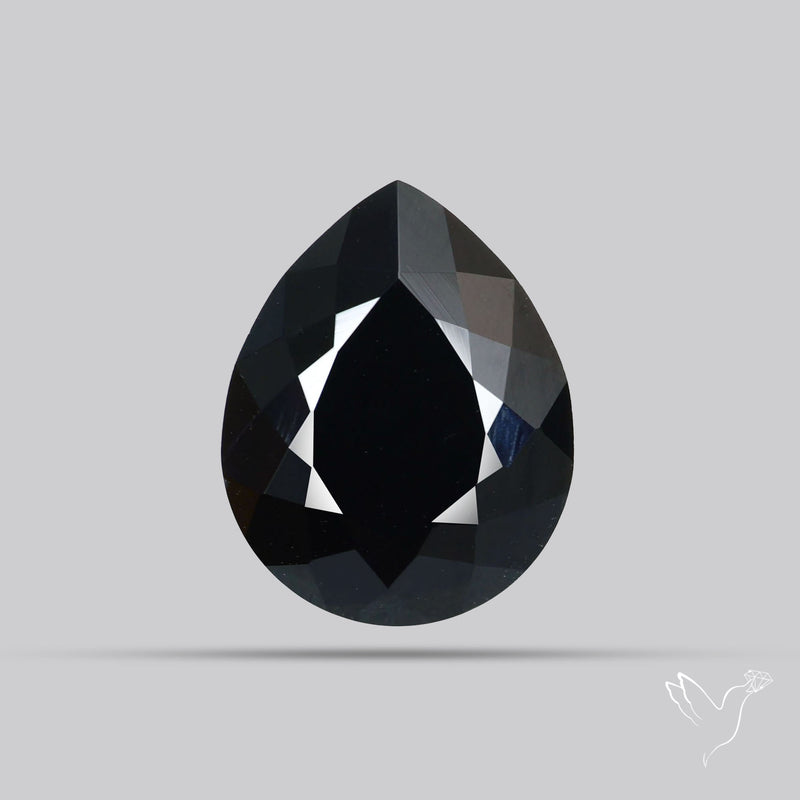 Faceted Fine Cut Black Onyx