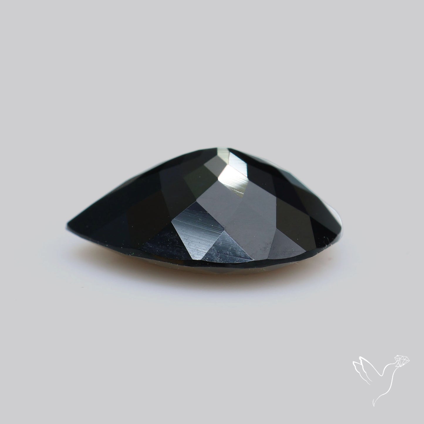 Faceted Fine Cut Black Onyx