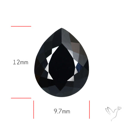 Faceted Fine Cut Black Onyx