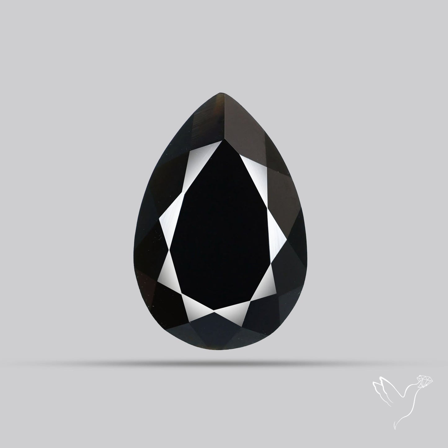 Faceted Fine Cut Black Onyx