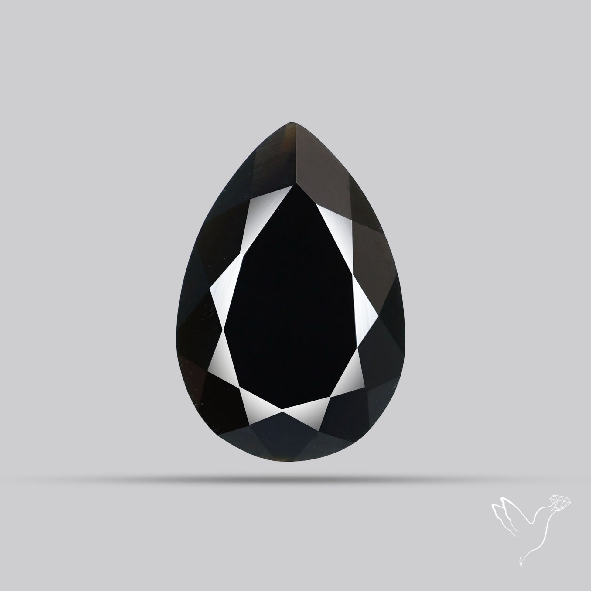 Faceted Fine Cut Black Onyx