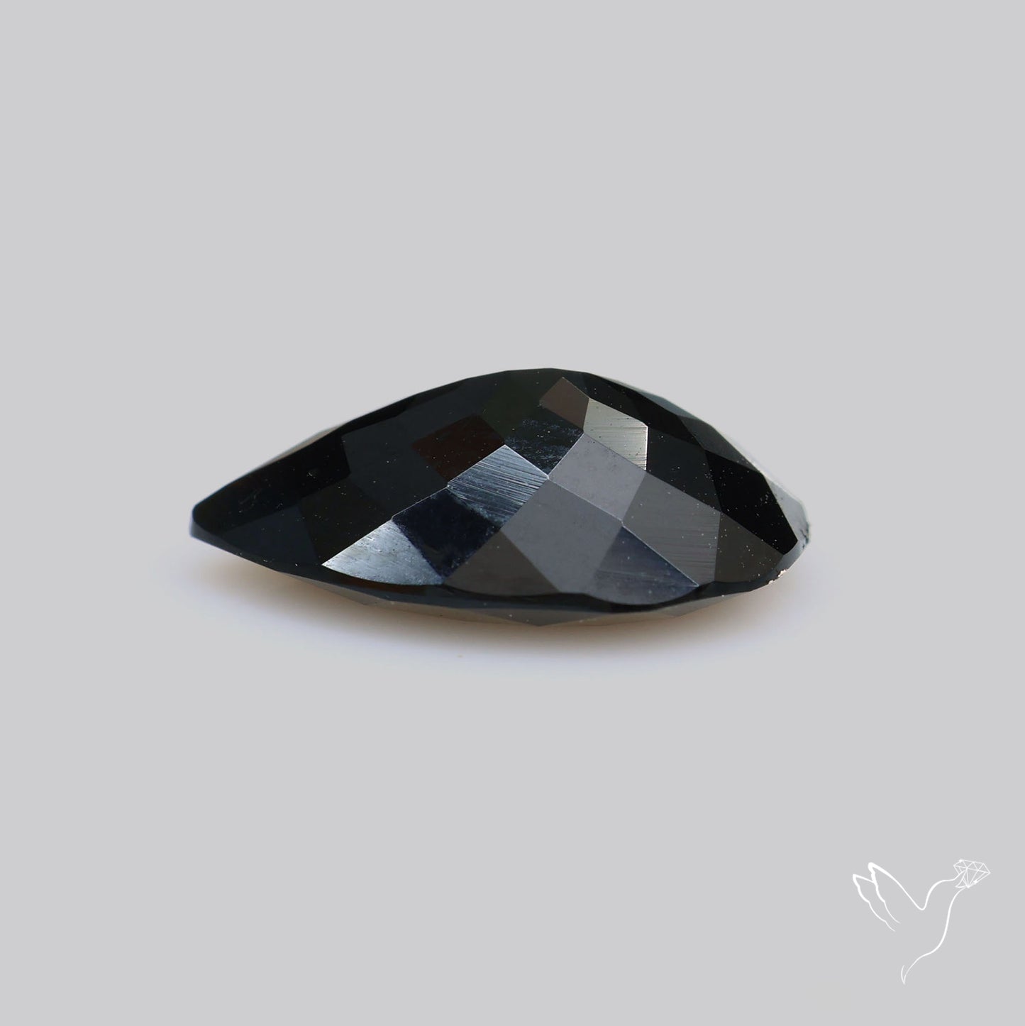 Faceted Fine Cut Black Onyx