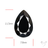 Faceted Fine Cut Black Onyx