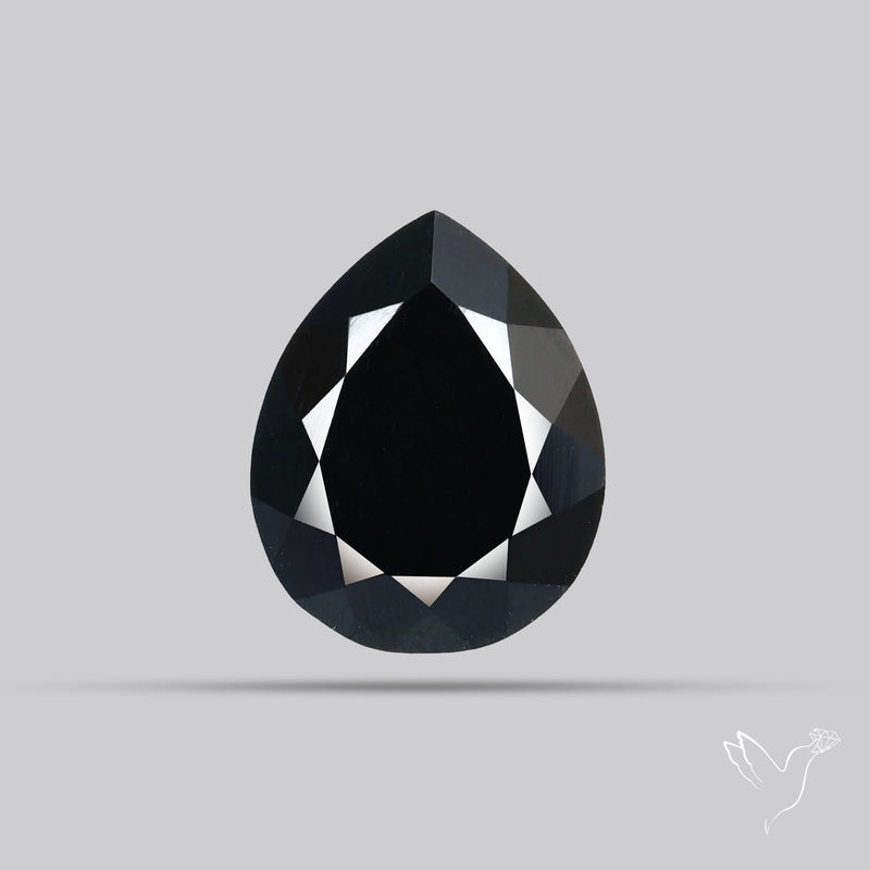Faceted Fine Cut Black Onyx