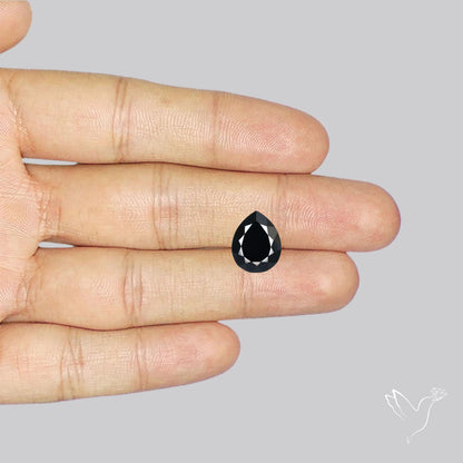 Faceted Fine Cut Black Onyx
