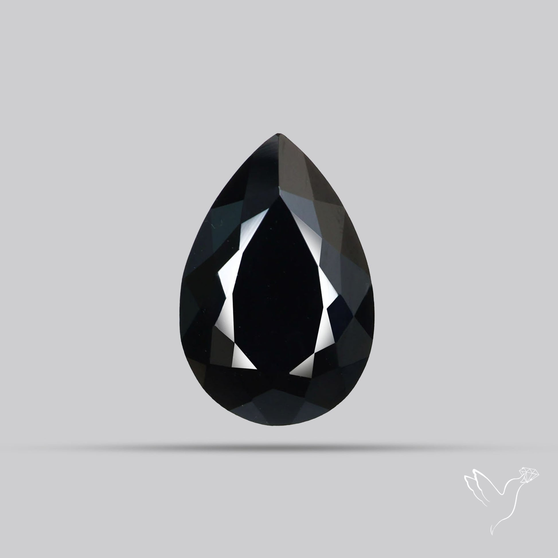 Faceted Fine Cut Black Onyx