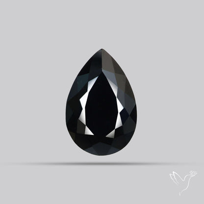 Faceted Fine Cut Black Onyx
