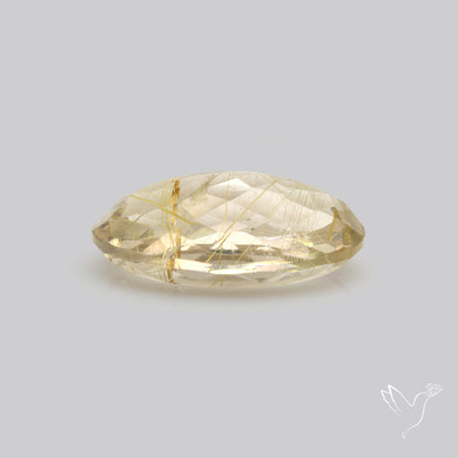 Faceted Golden Rutilated Quartz