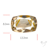 Faceted Golden Rutilated Quartz