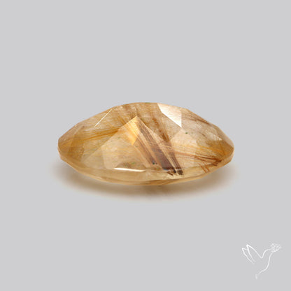 Faceted Golden Rutilated Quartz