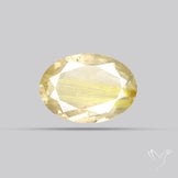 Faceted Golden Rutilated Quartz