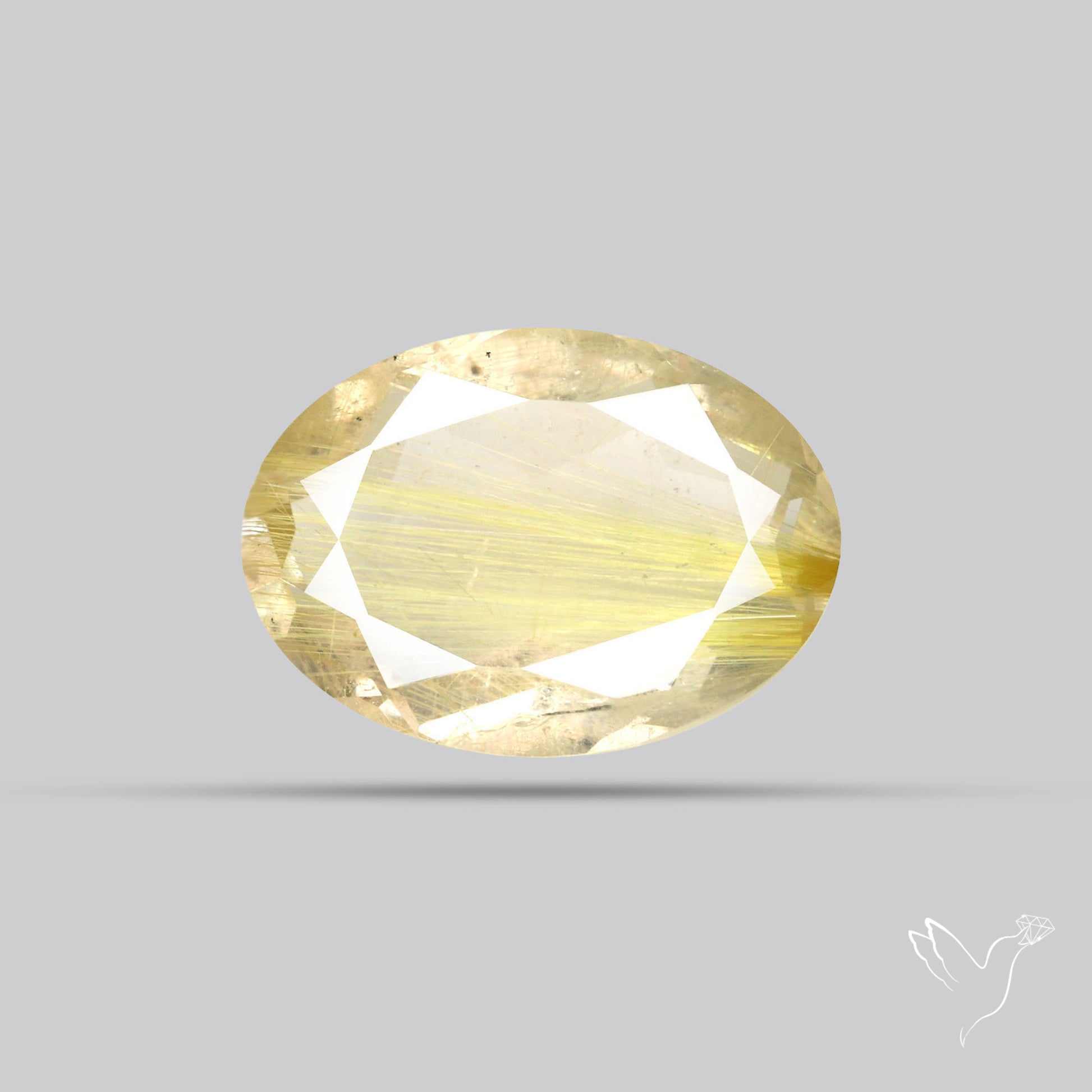 Faceted Golden Rutilated Quartz
