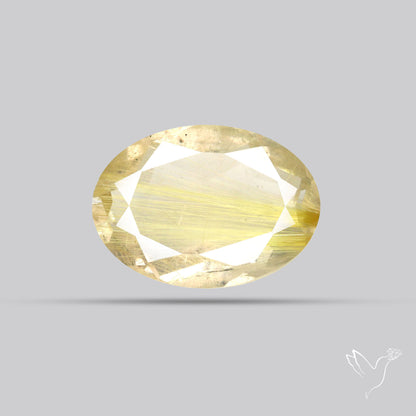 Faceted Golden Rutilated Quartz
