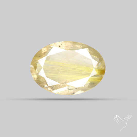 Faceted Golden Rutilated Quartz
