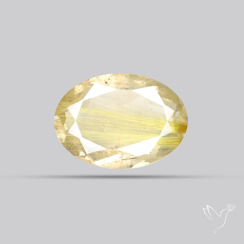 Faceted Golden Rutilated Quartz