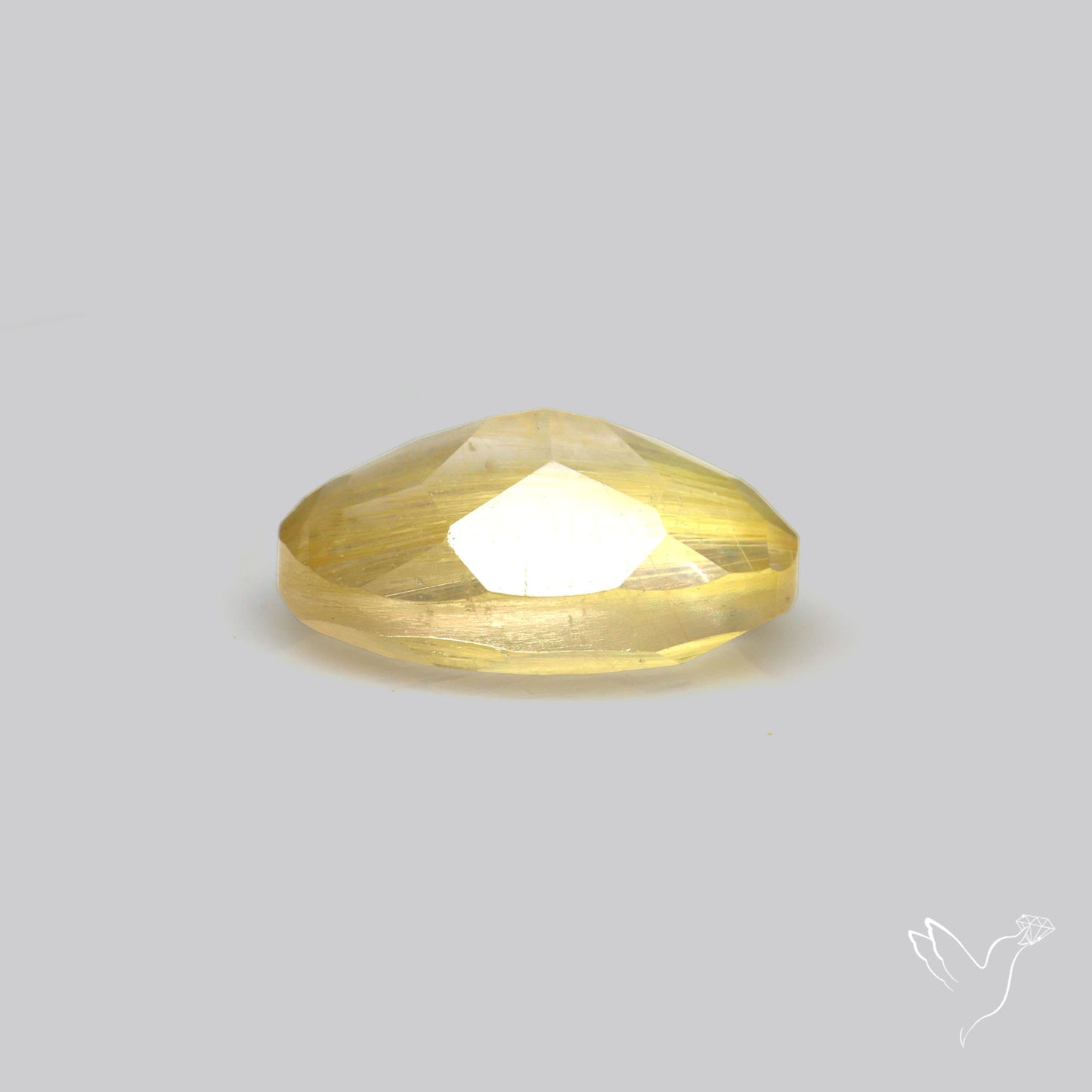 Faceted Golden Rutilated Quartz