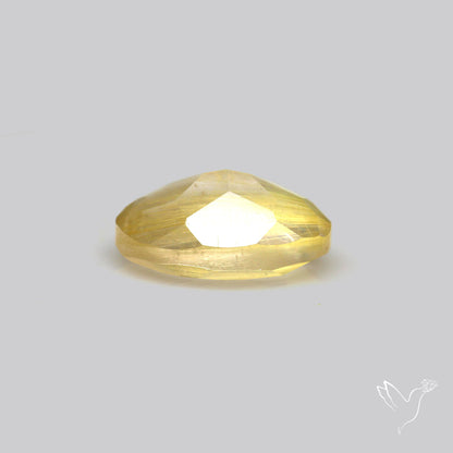 Faceted Golden Rutilated Quartz