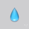 Swiss Blue Topaz Clear High Grade Deep Blue Cabochon