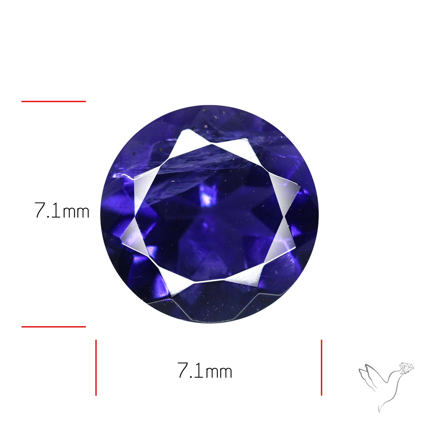 Faceted Iolite Fine Gemstone