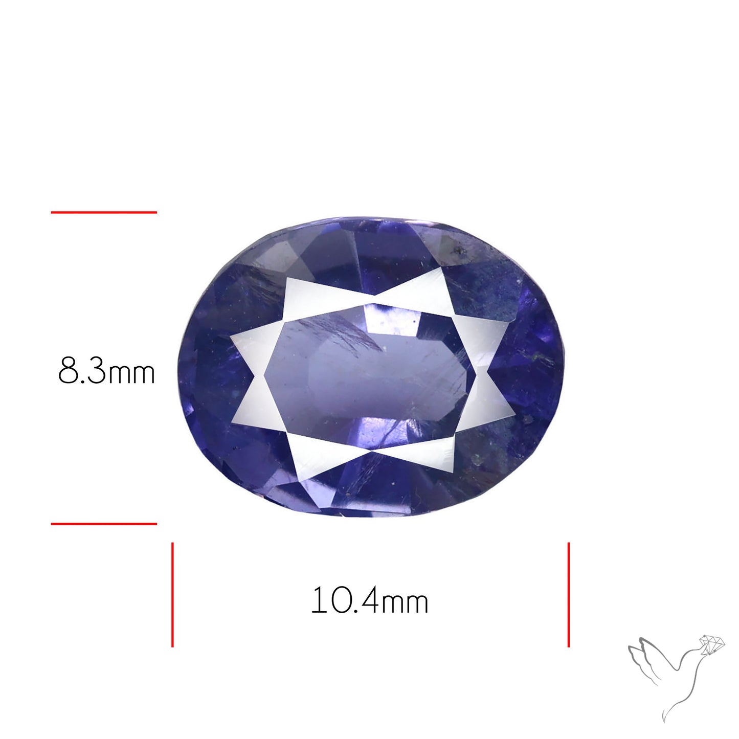 Faceted Iolite Fine Gemstone