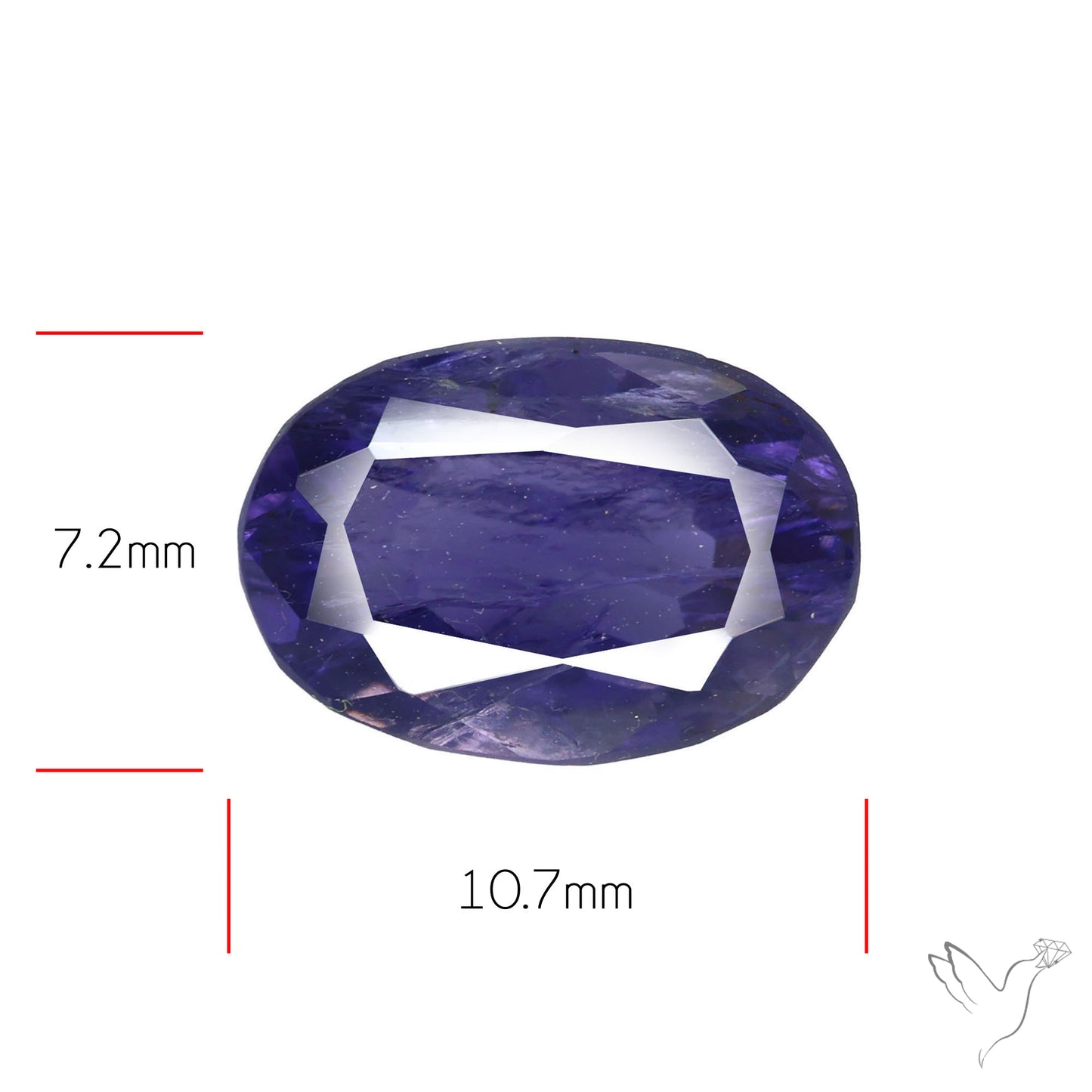 Faceted Iolite Fine Gemstone