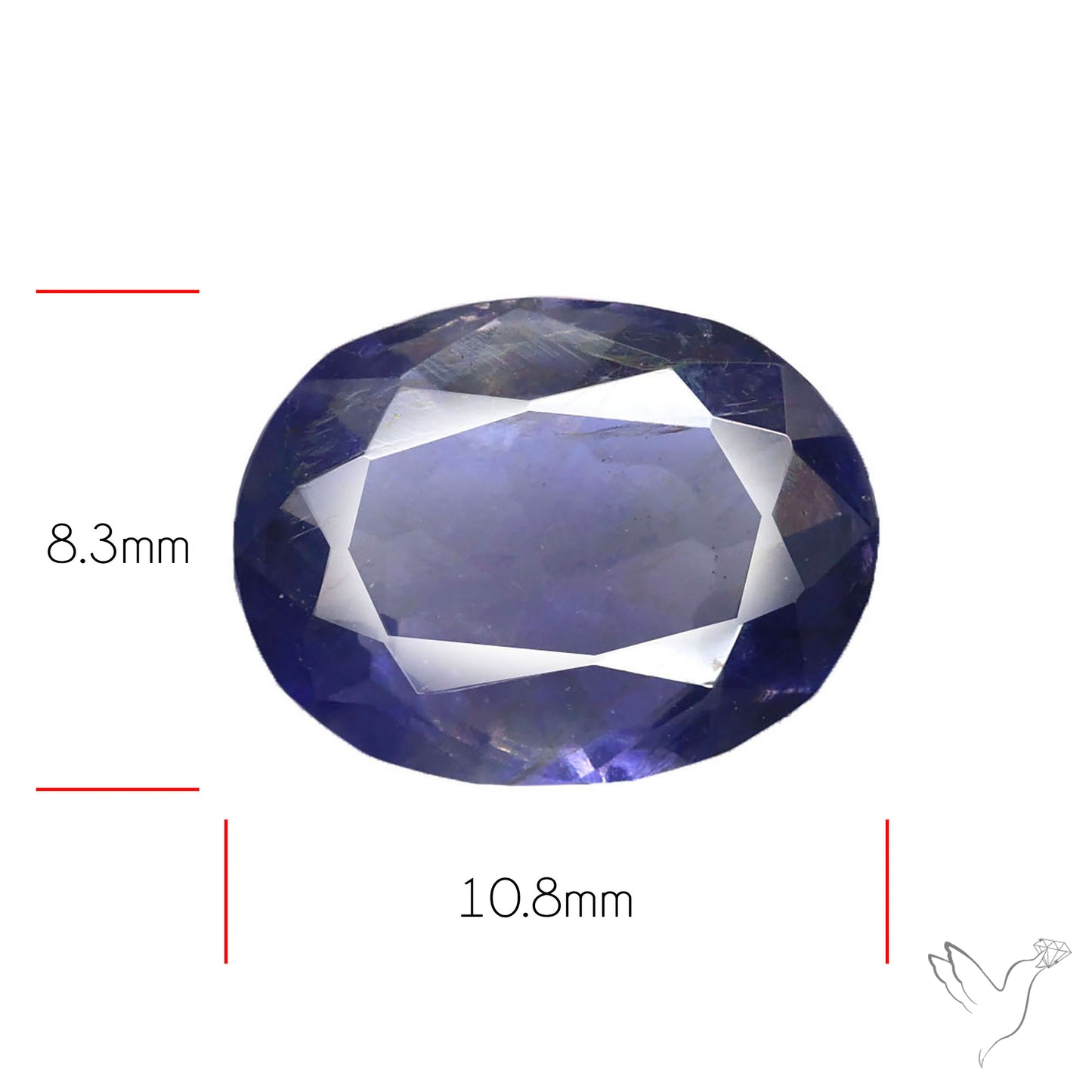 Faceted Iolite Fine Gemstone