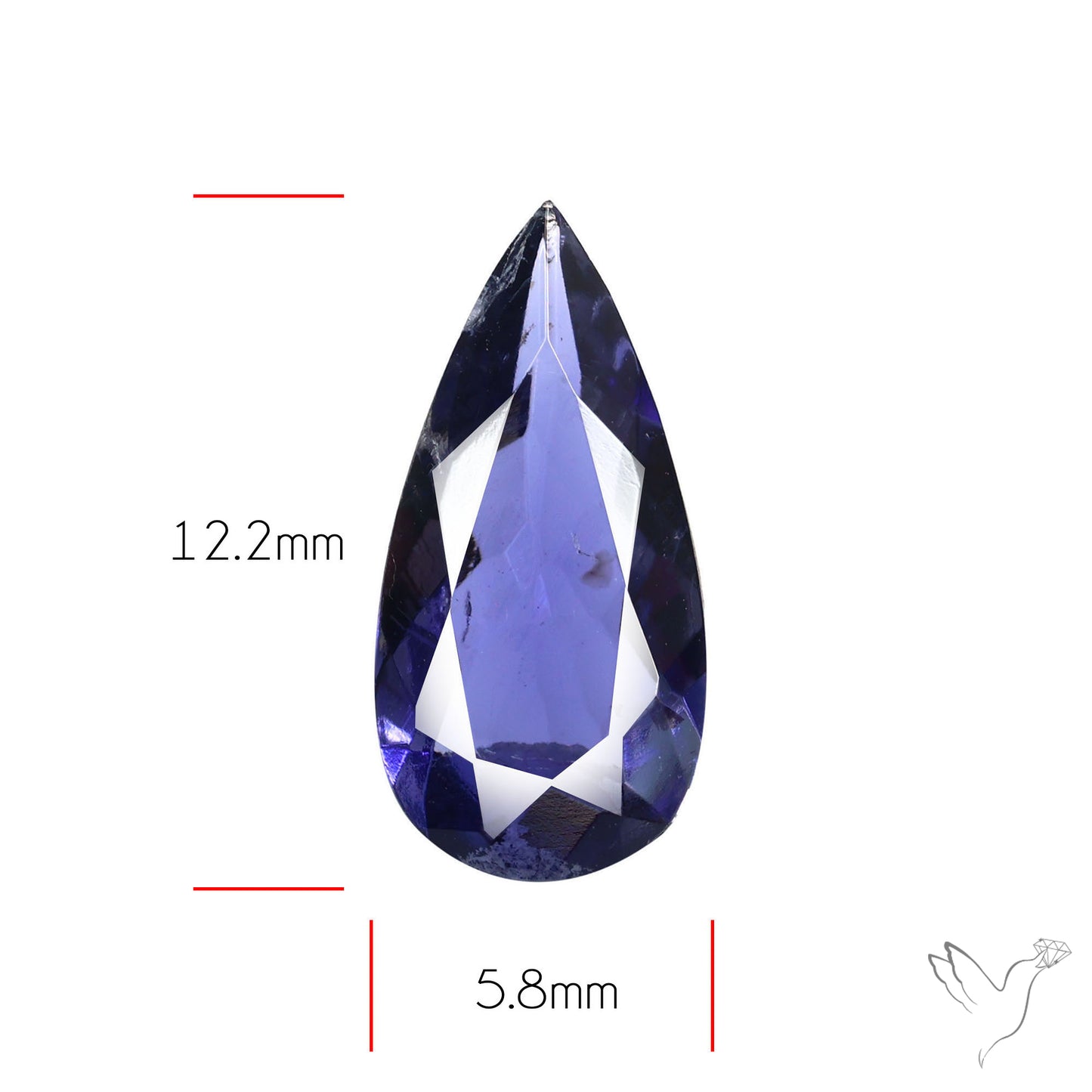 Faceted Iolite Fine Gemstone