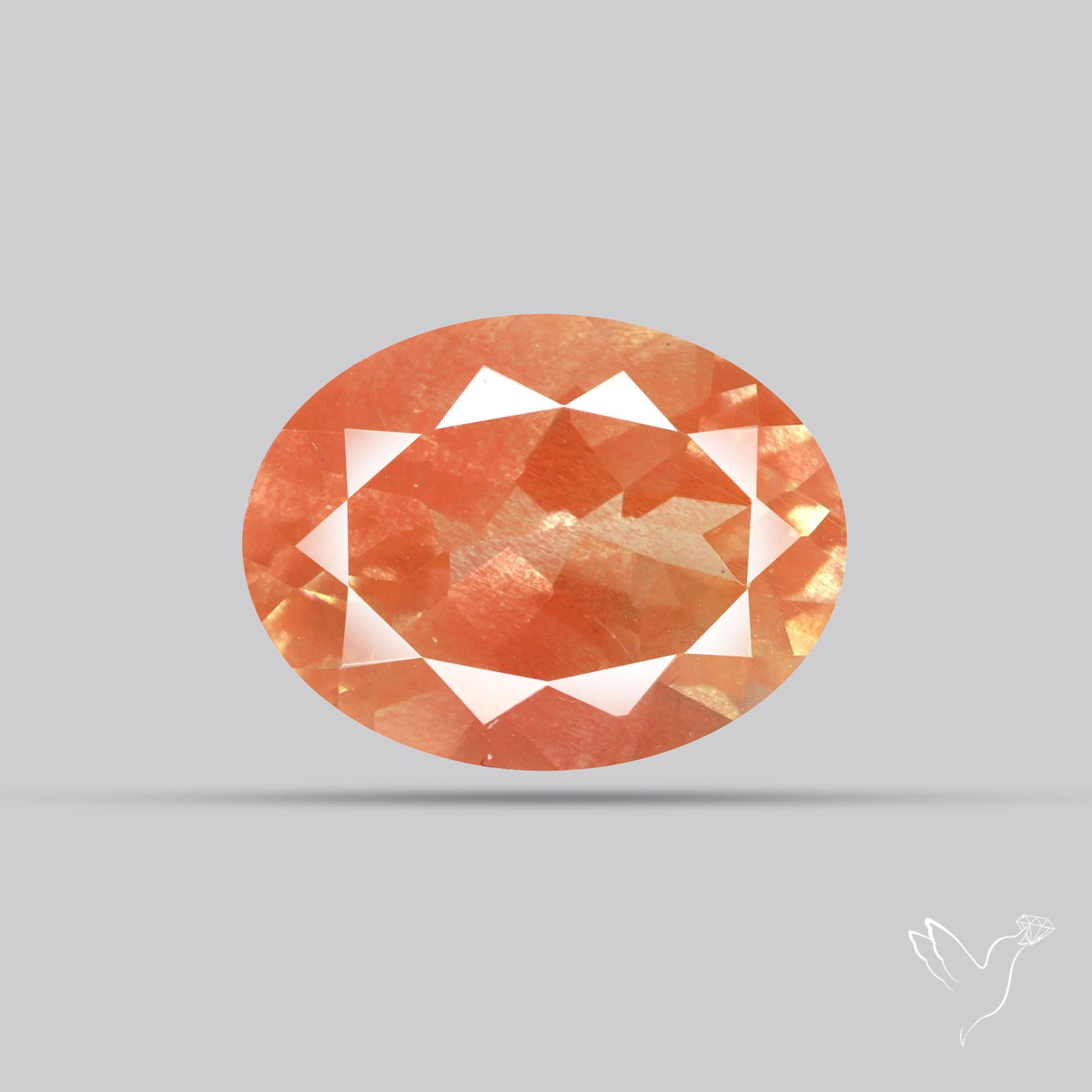 Faceted Andesine Fine Gemstone Plagioclase Feldspar