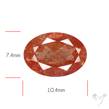 Faceted Andesine Fine Gemstone Plagioclase Feldspar