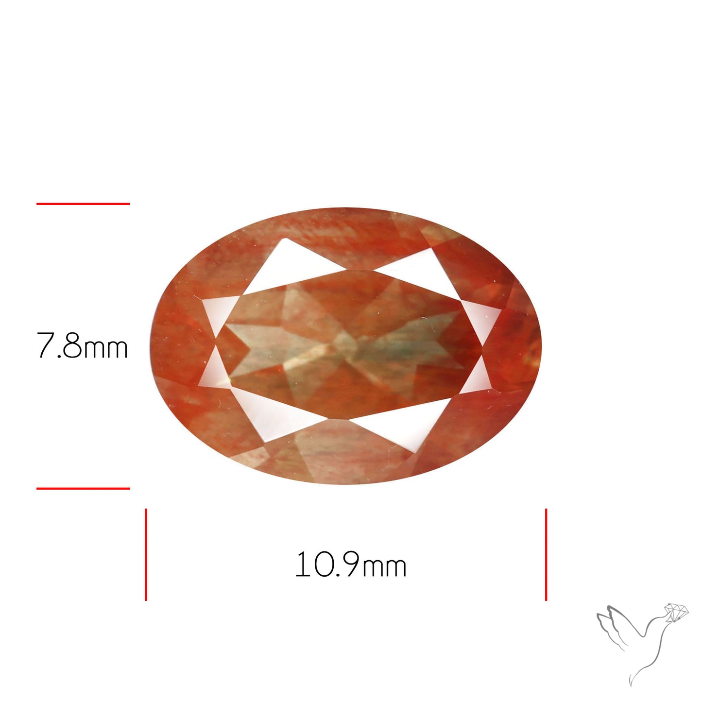 Faceted Andesine Fine Gemstone Plagioclase Feldspar