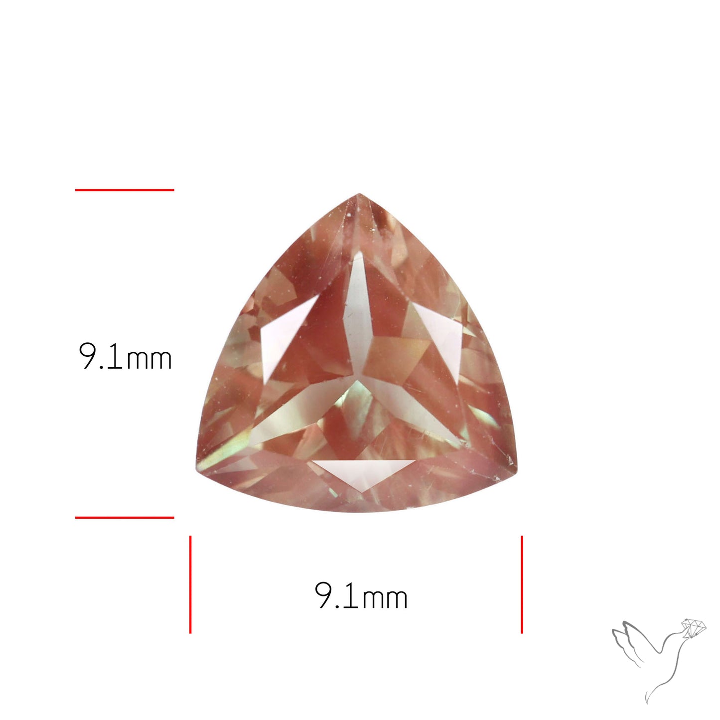 Faceted Andesine Fine Gemstone Plagioclase Feldspar
