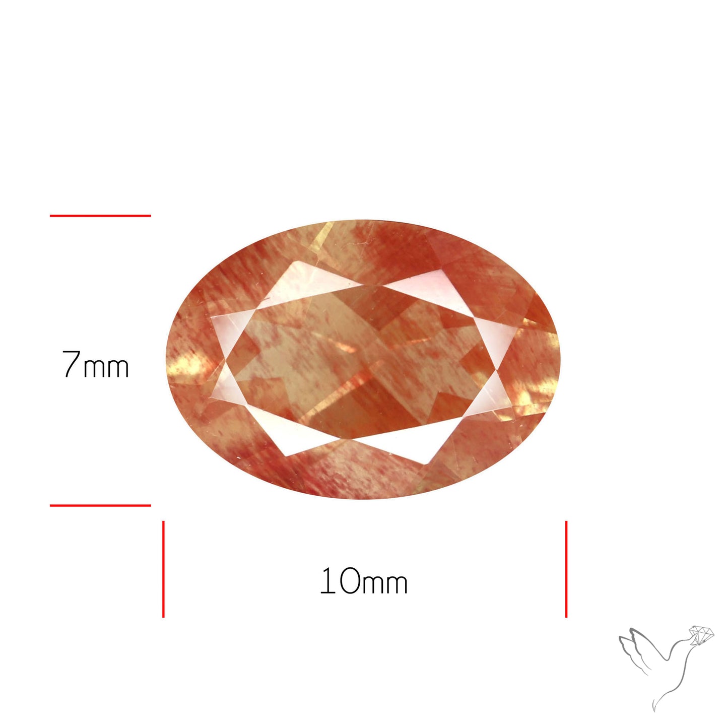 Faceted Andesine Fine Gemstone Plagioclase Feldspar