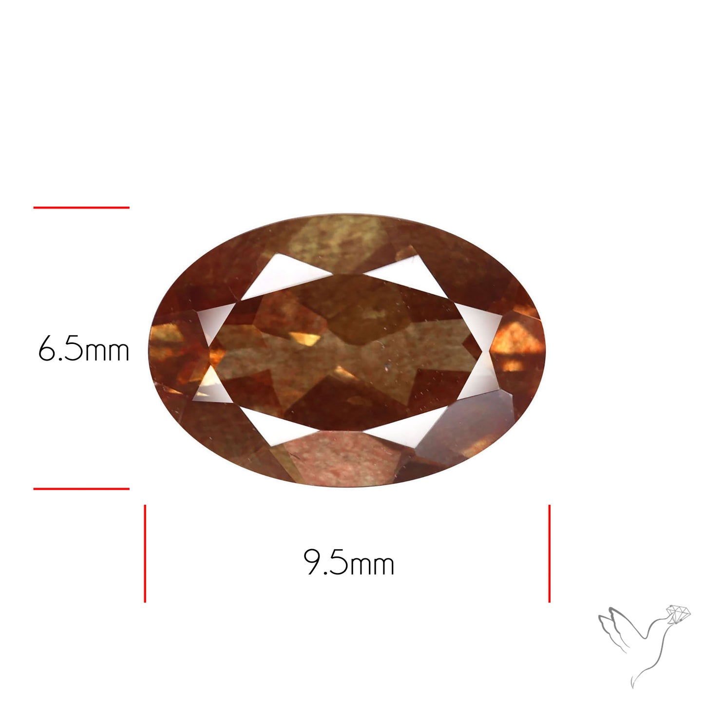 Faceted Andesine Fine Gemstone Plagioclase Feldspar