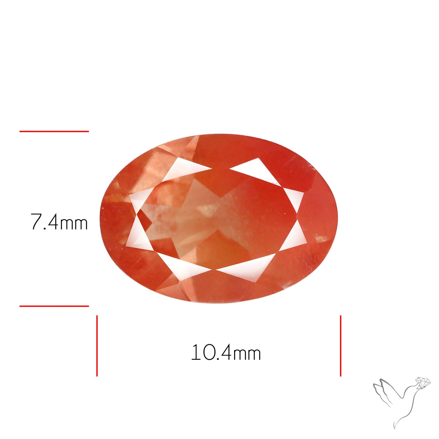 Faceted Andesine Fine Gemstone Plagioclase Feldspar
