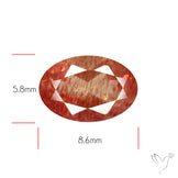 Faceted Andesine Fine Gemstone Plagioclase Feldspar