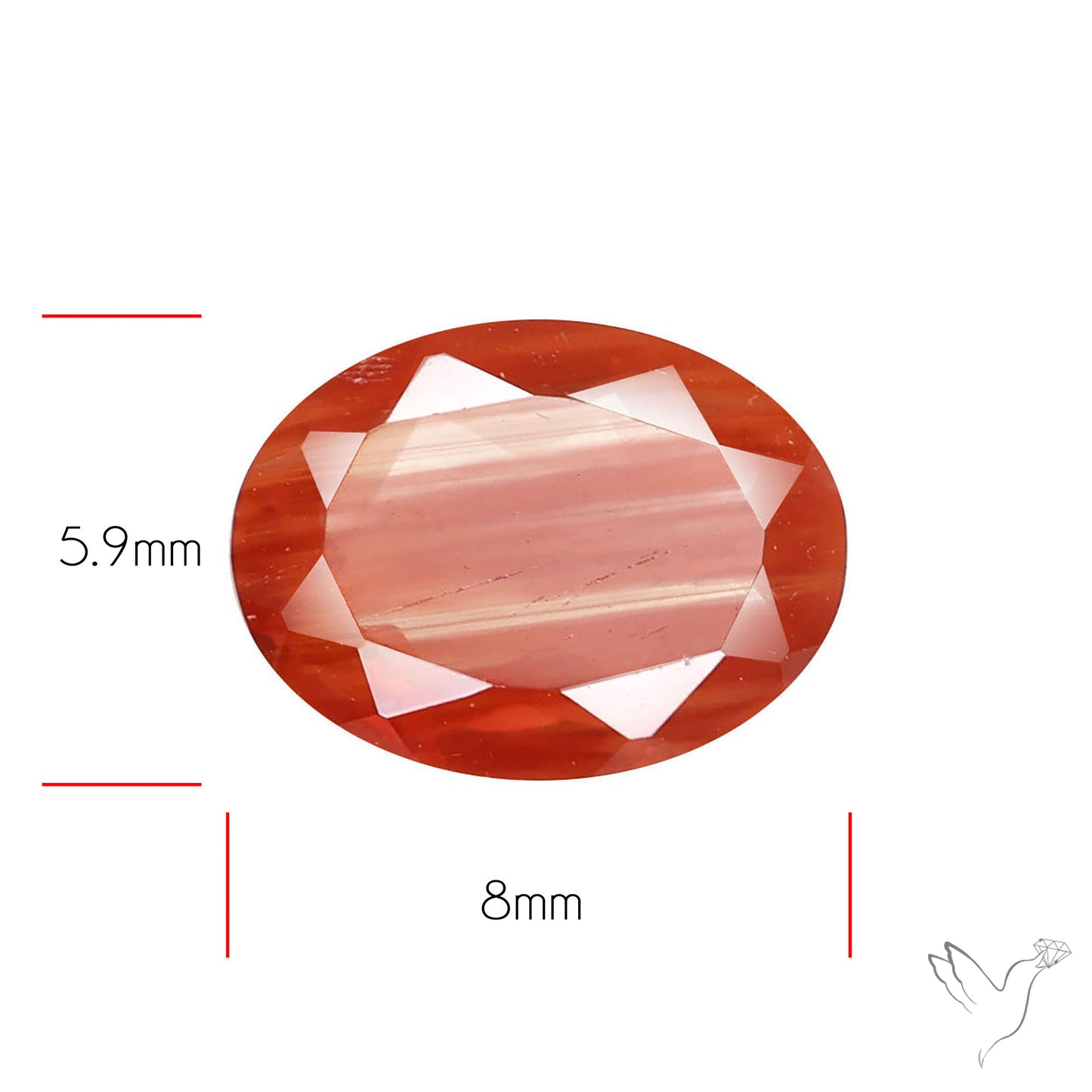 Faceted Andesine Fine Gemstone Plagioclase Feldspar