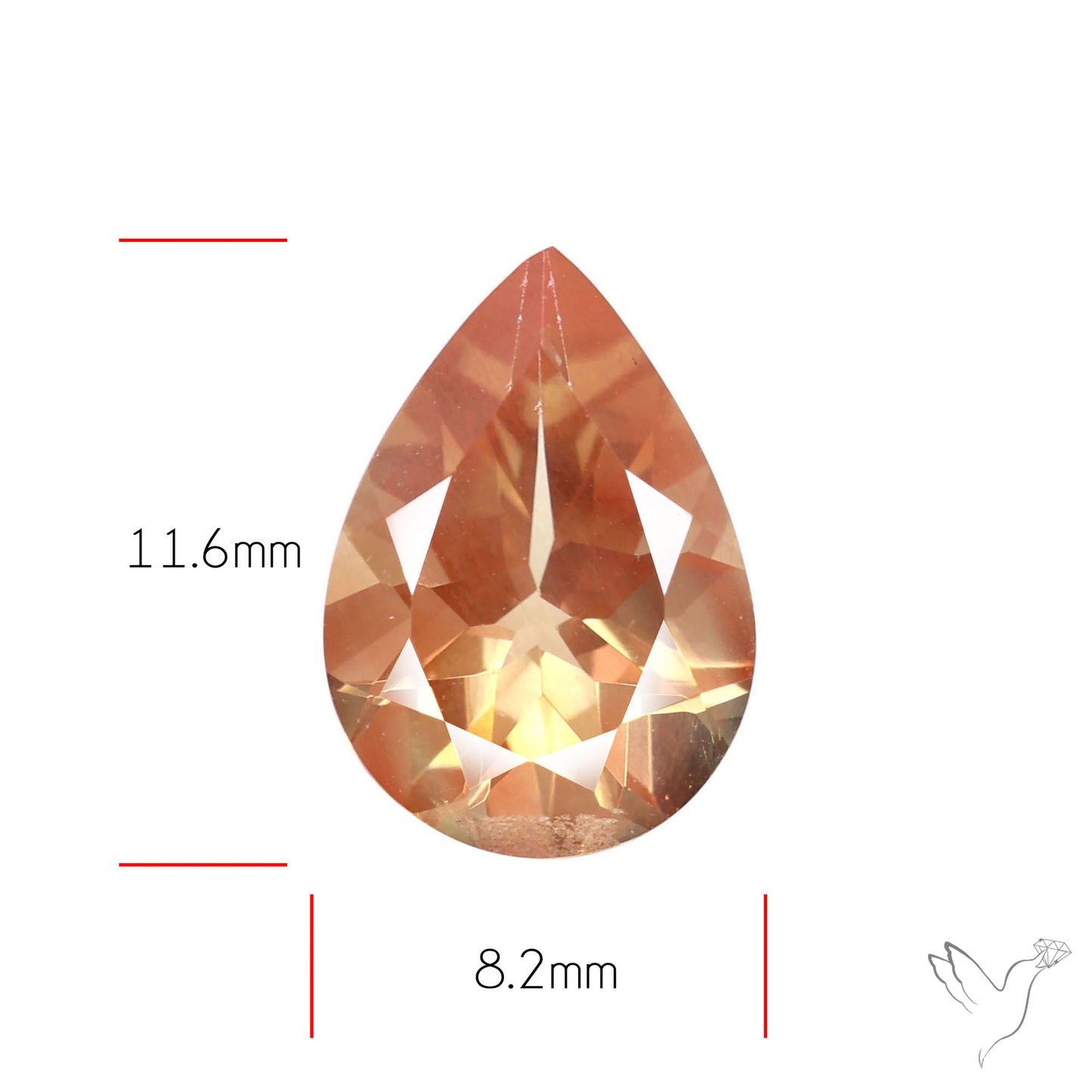 Faceted Andesine Fine Gemstone Plagioclase Feldspar