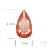 Faceted Andesine Fine Gemstone Plagioclase Feldspar