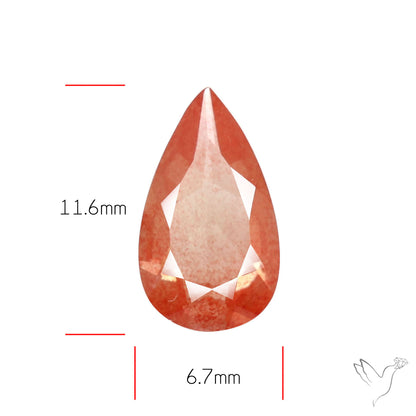 Faceted Andesine Fine Gemstone Plagioclase Feldspar