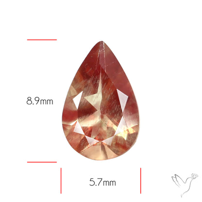 Faceted Andesine Fine Gemstone Plagioclase Feldspar