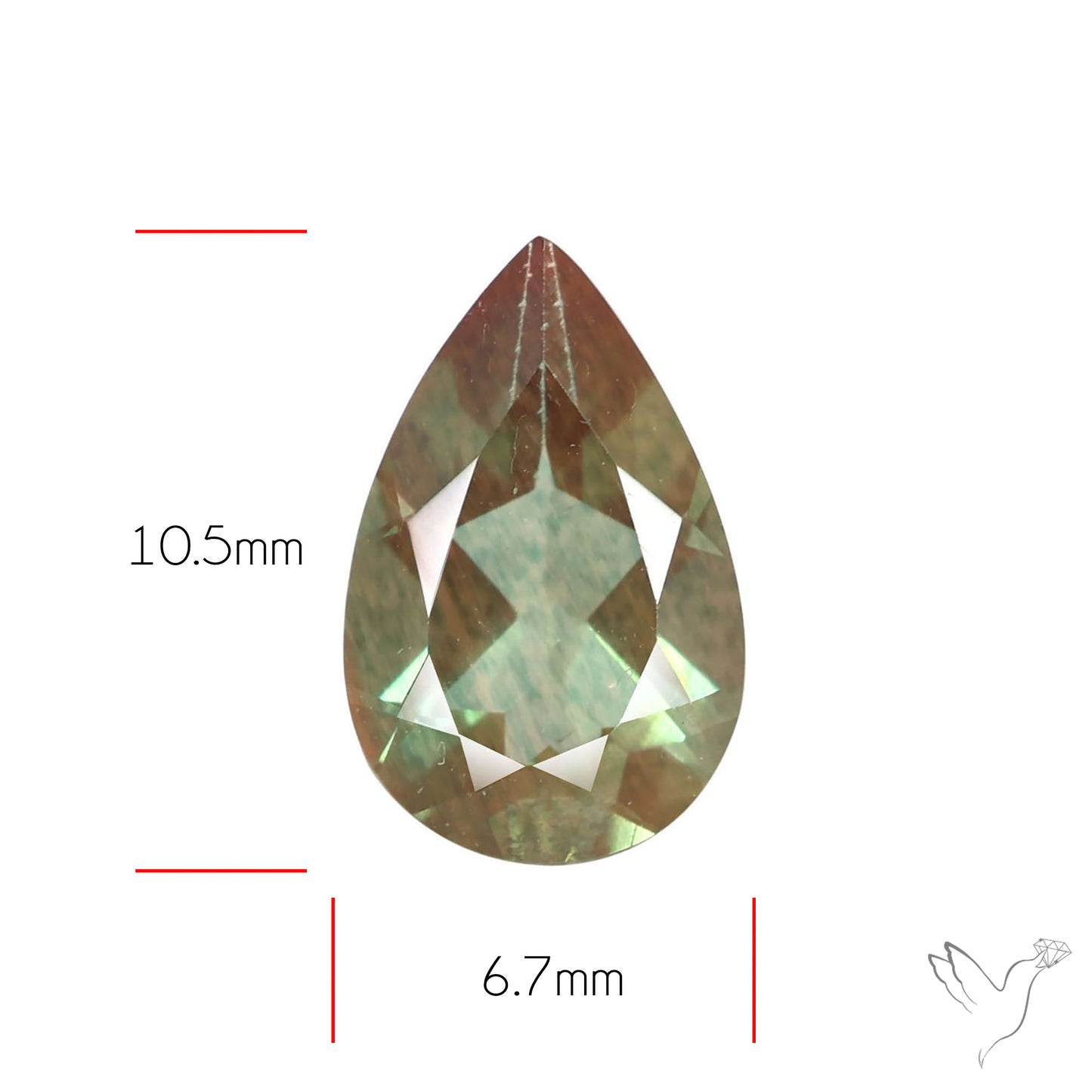 Faceted Andesine Fine Gemstone Plagioclase Feldspar