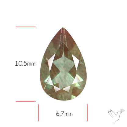 Faceted Andesine Fine Gemstone Plagioclase Feldspar