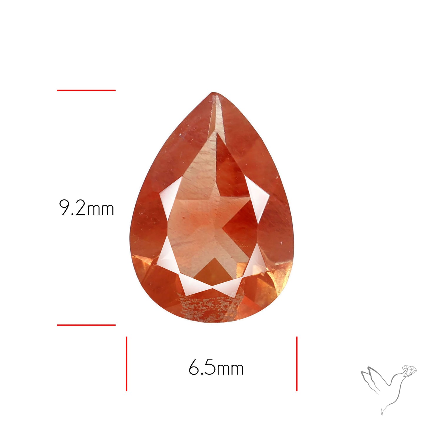 Faceted Andesine Fine Gemstone Plagioclase Feldspar