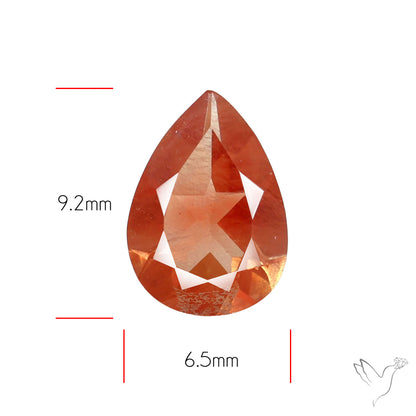 Faceted Andesine Fine Gemstone Plagioclase Feldspar