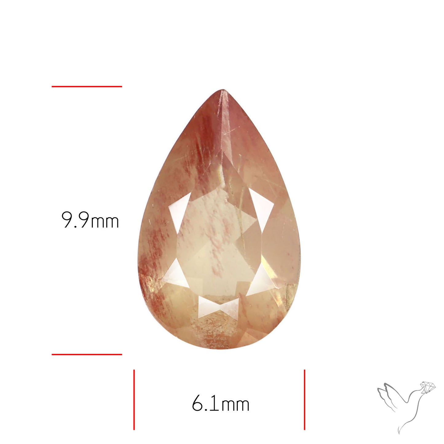 Faceted Andesine Fine Gemstone Plagioclase Feldspar